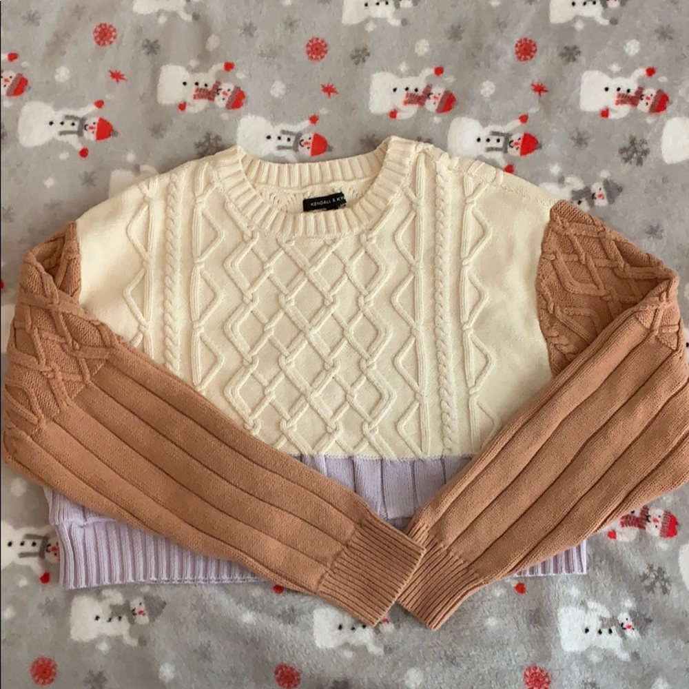 Pacsun Kendall x Kylie Cropped Sweater
